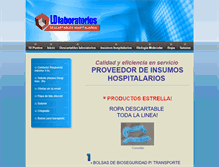 Tablet Screenshot of ldlaboratorios.com.ar